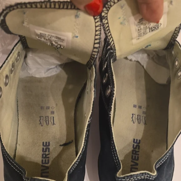 Converse All Star Black Canvas Shoes - Picture 6 of 8